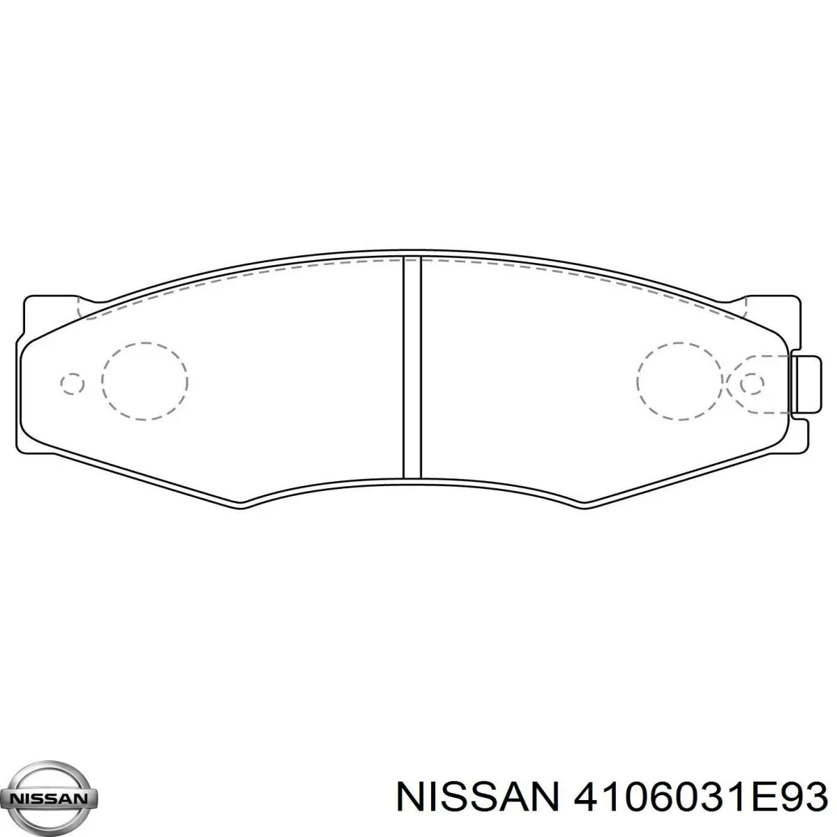 Гальмівні колодки Nissan/Infiniti 4106031E93 ціна, від 16.10 USD