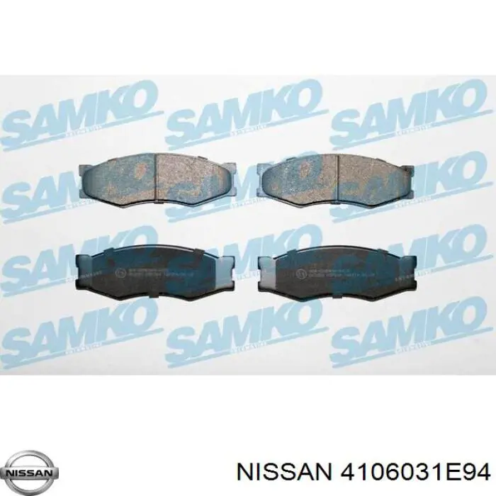 Гальмівні колодки Nissan/Infiniti 4106031E94 ціна, від 15.36 USD