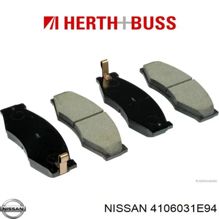 4106031E94 Nissan/Infiniti Передні гальмівні колодки