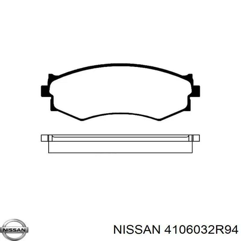 Гальмівні колодки Nissan/Infiniti 4106032R94 ціна, від 14.19 USD