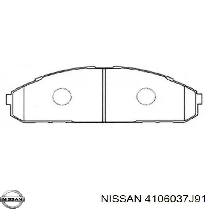 Передні тормозні колодки PF2308 Nisshinbo