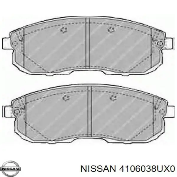 Гальмівні колодки Nissan/Infiniti 4106038UX0 ціна, від 19.00 USD
