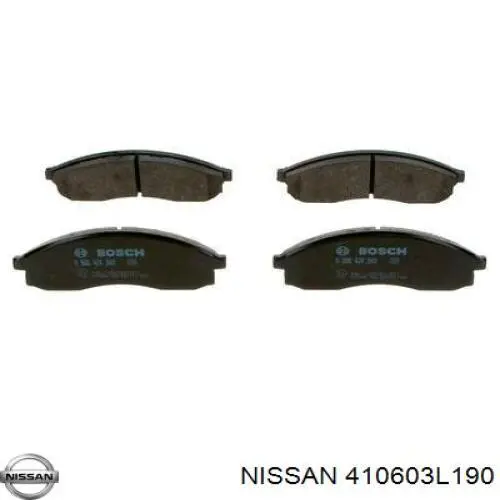Гальмівні колодки Nissan/Infiniti 410603L190 ціна, від 19.39 USD