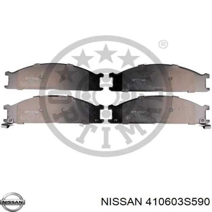 Гальмівні колодки Nissan/Infiniti 410603S590 ціна, від 22.13 USD