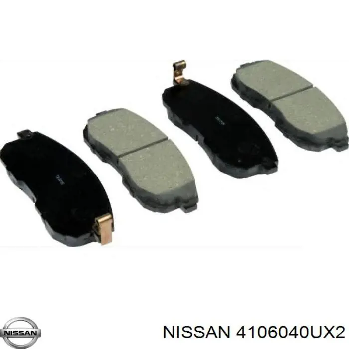 Гальмівні колодки Nissan/Infiniti 4106040UX2 ціна, від 31.57 USD