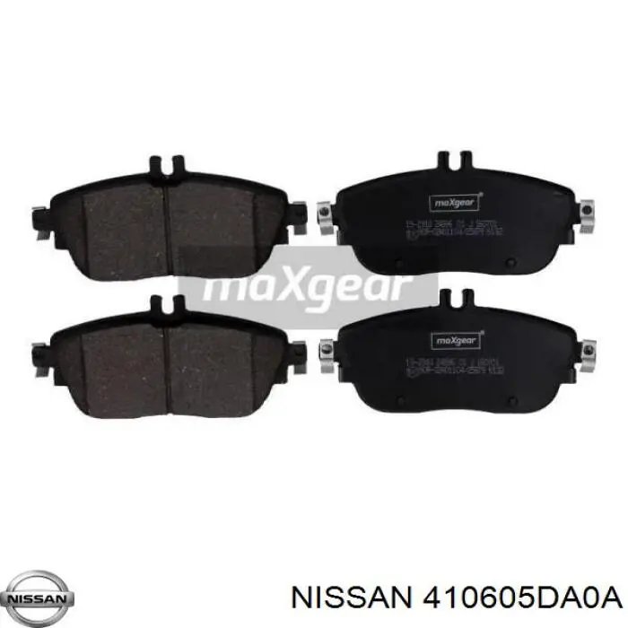 410605DA0A Nissan/Infiniti Передні гальмівні колодки