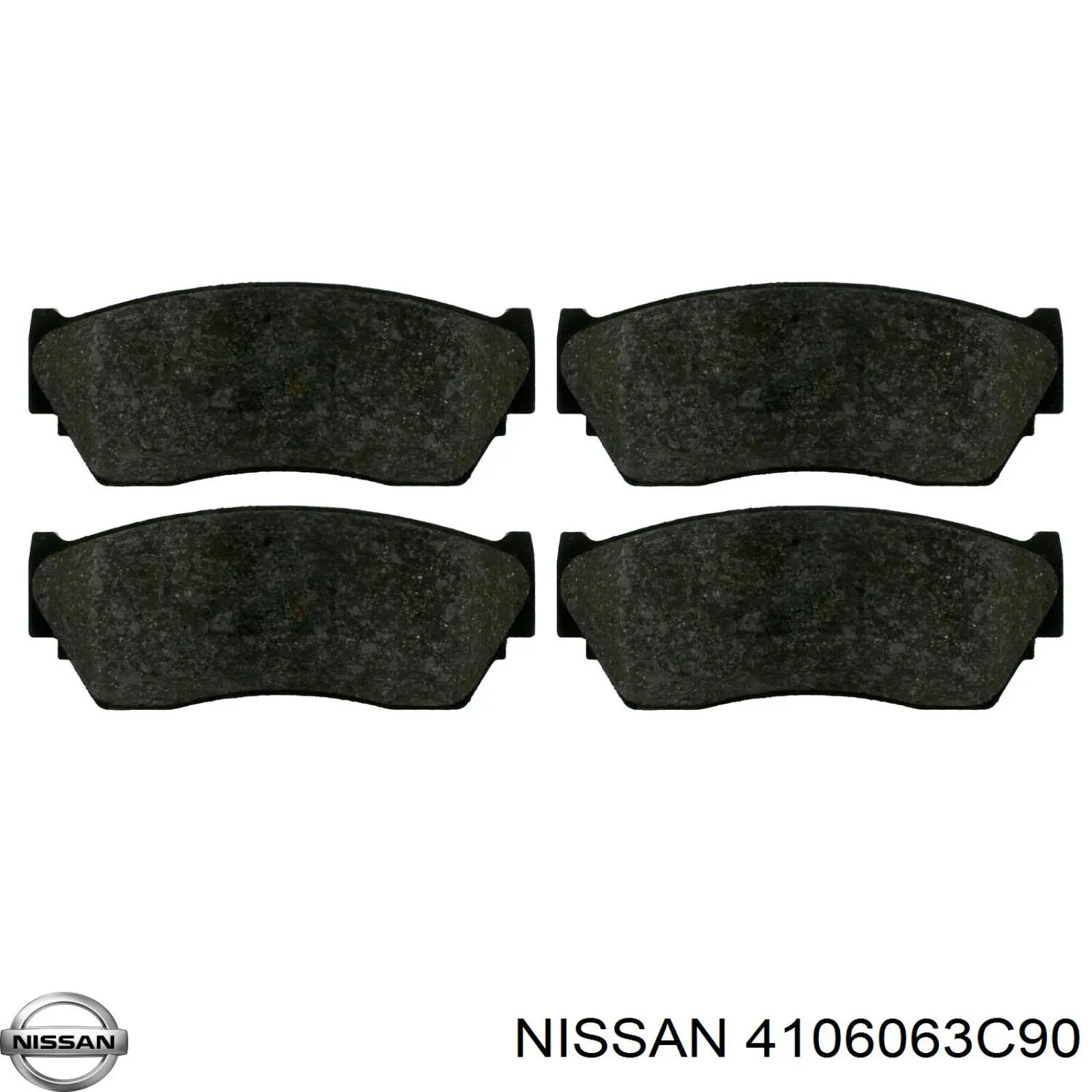 4106063C90 Nissan/Infiniti Передні гальмівні колодки