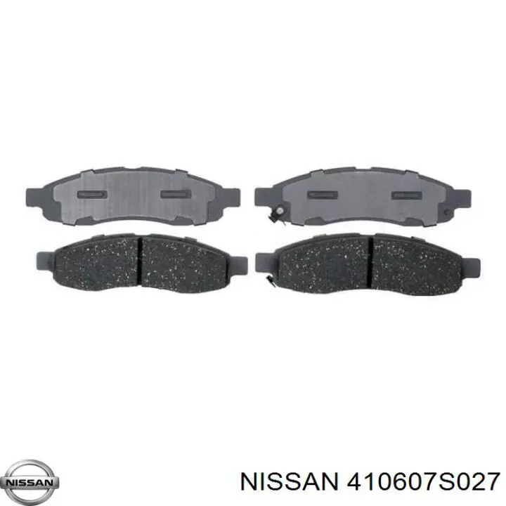 Колодки гальмівні передні, дискові 410607S027 Nissan