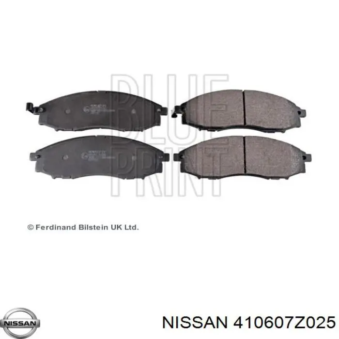 Гальмівні колодки Nissan/Infiniti 410607Z025 ціна, від 26.43 USD