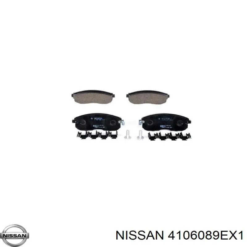 Гальмівні колодки Nissan/Infiniti 4106089EX1 ціна, від 25.85 USD