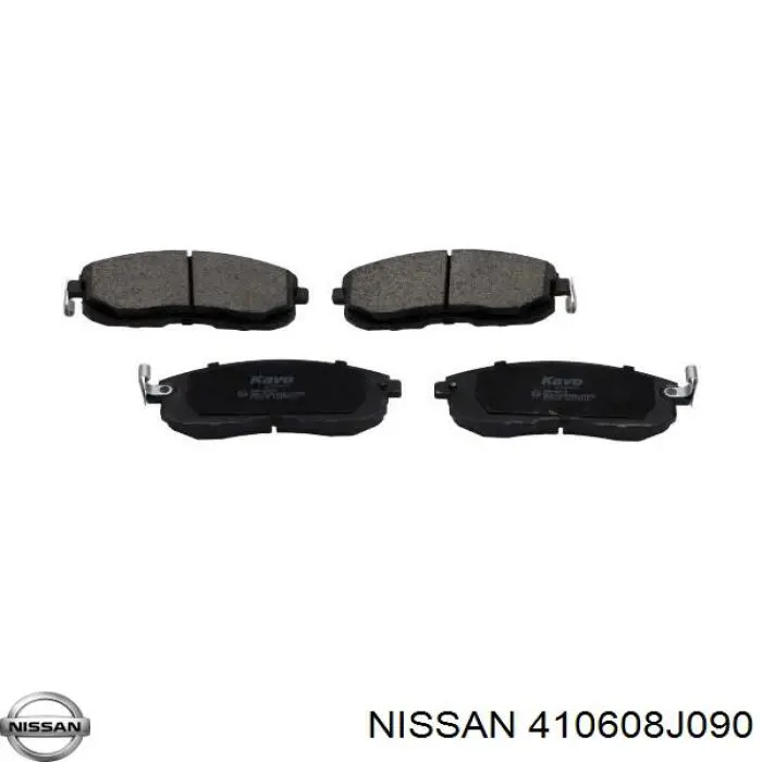 Купити 410608J090 Nissan/Infiniti Колодки гальмівні передні, дискові