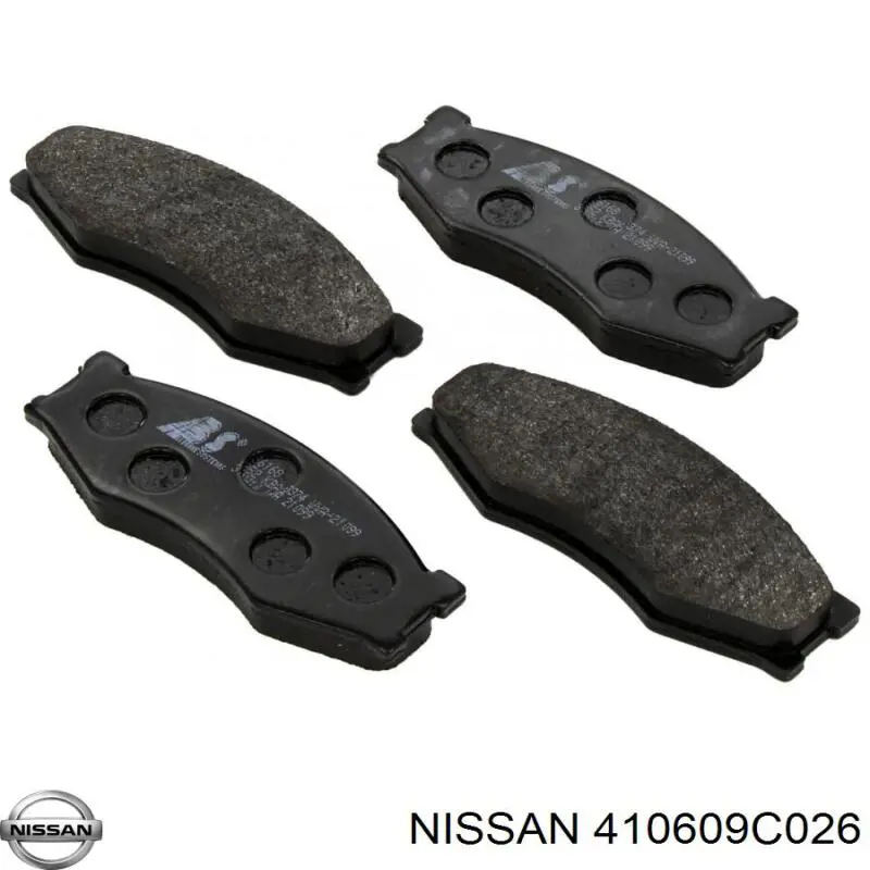 Купити 410609C026 Nissan/Infiniti Колодки гальмівні передні, дискові
