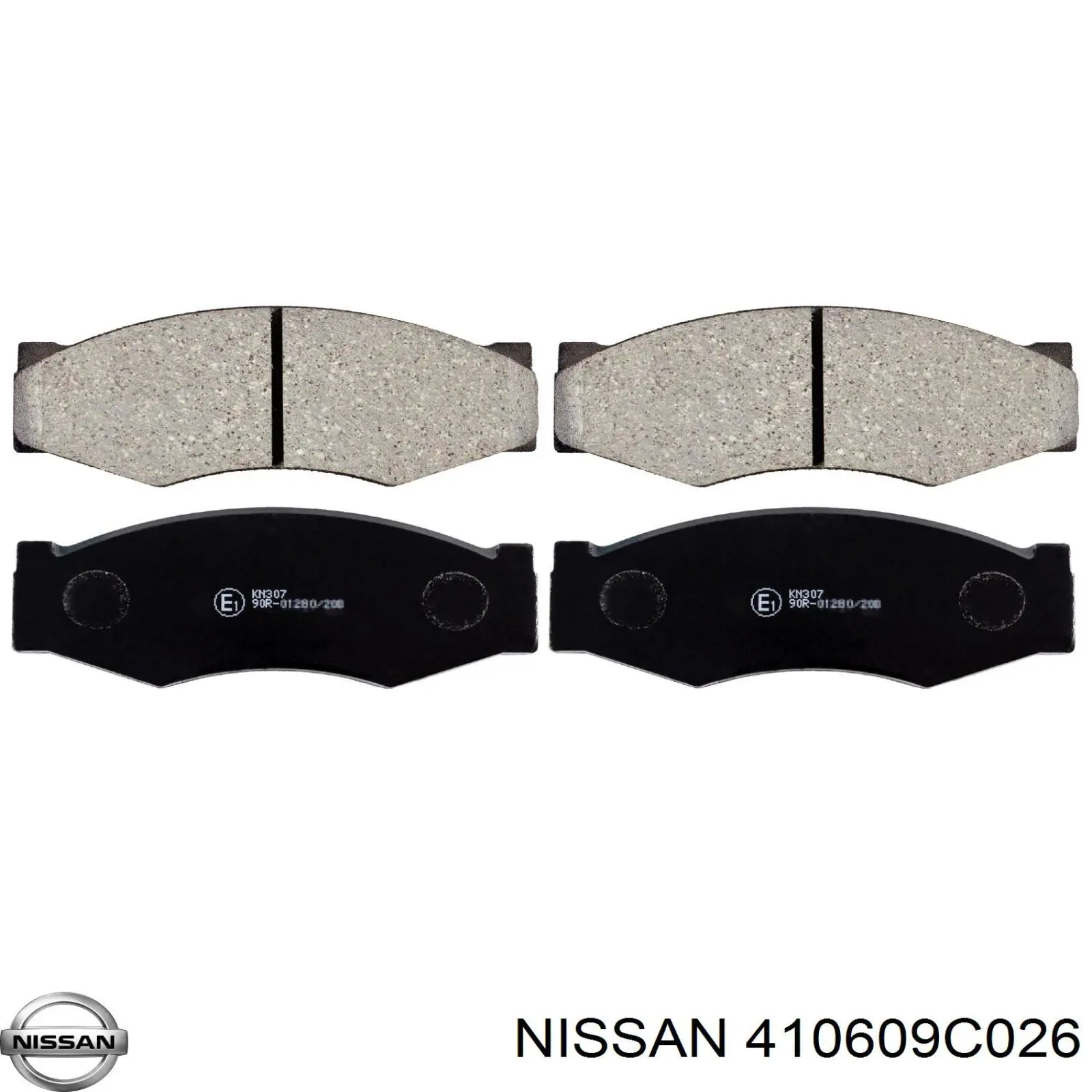 410609C026 Nissan/Infiniti Передні гальмівні колодки