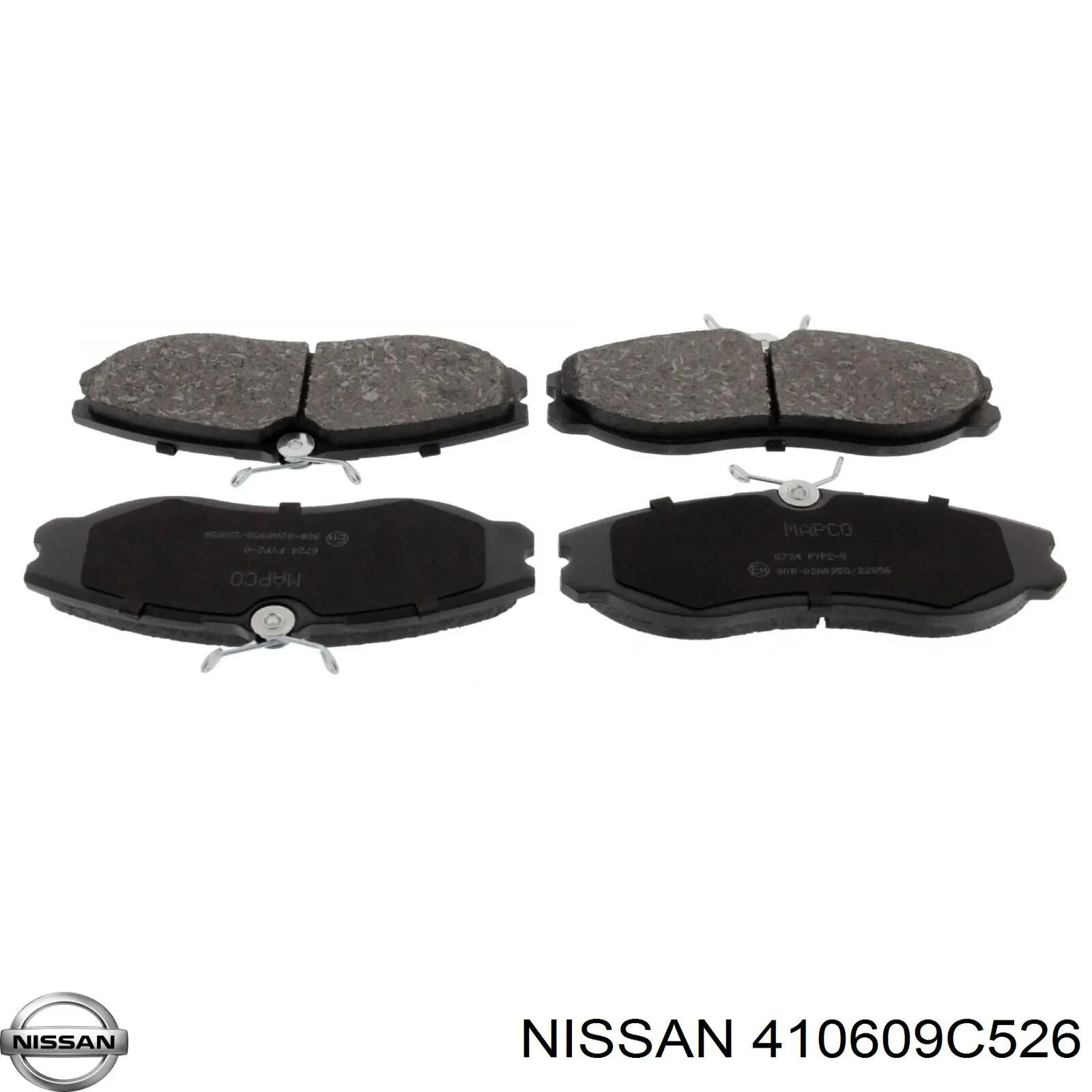 Гальмівні колодки Nissan/Infiniti 410609C526 ціна, від 20.98 USD