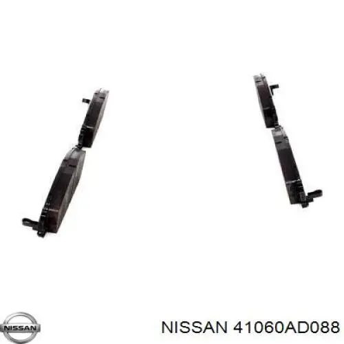 Гальмівні колодки Nissan/Infiniti 41060AD088 ціна, від 22.98 USD