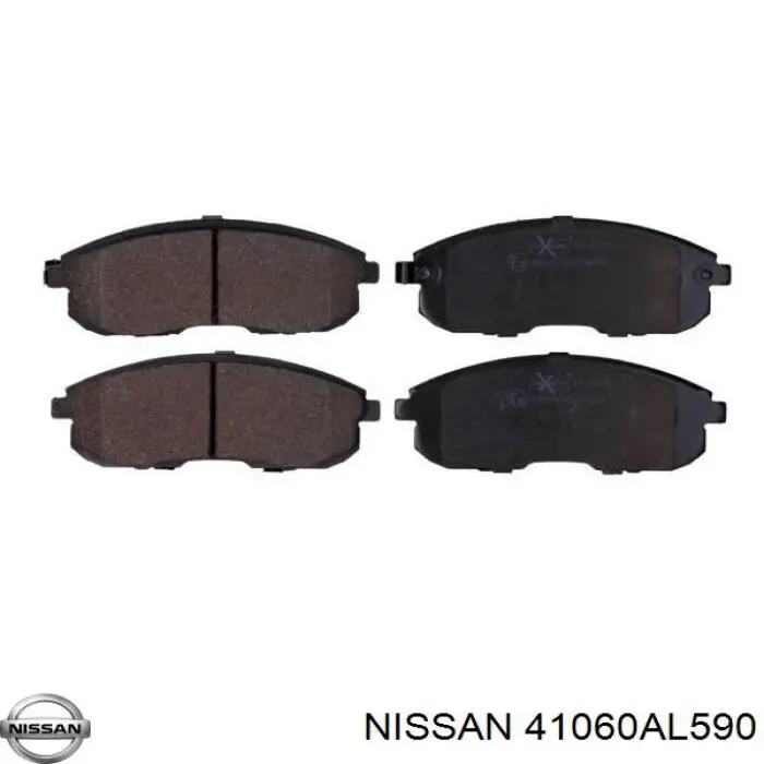 41060AL590 Nissan/Infiniti Передні гальмівні колодки