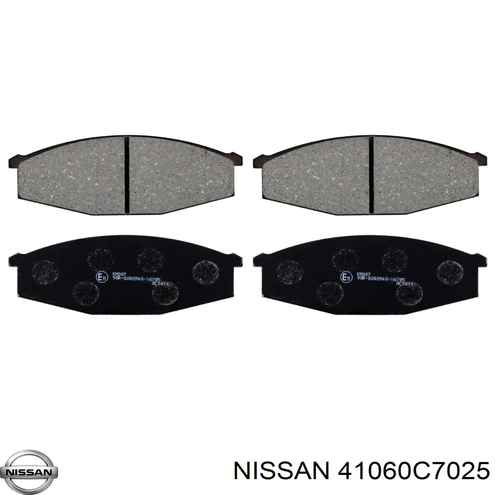 Гальмівні колодки Nissan/Infiniti 41060C7025 ціна, від 15.83 USD