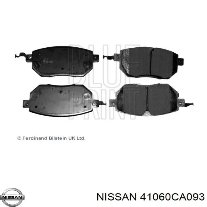 Передні тормозні колодки 41060CA093 Nissan/Infiniti