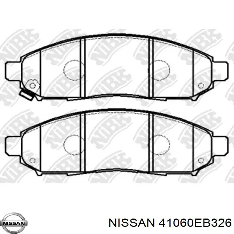 Гальмівні колодки Nissan/Infiniti 41060EB326 ціна, від 30.60 USD
