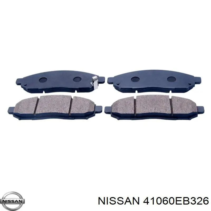 41060EB326 Nissan колодки гальмівні передні, дискові