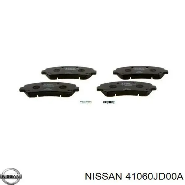 Колодки гальмівні передні, дискові 41060JD00A Nissan