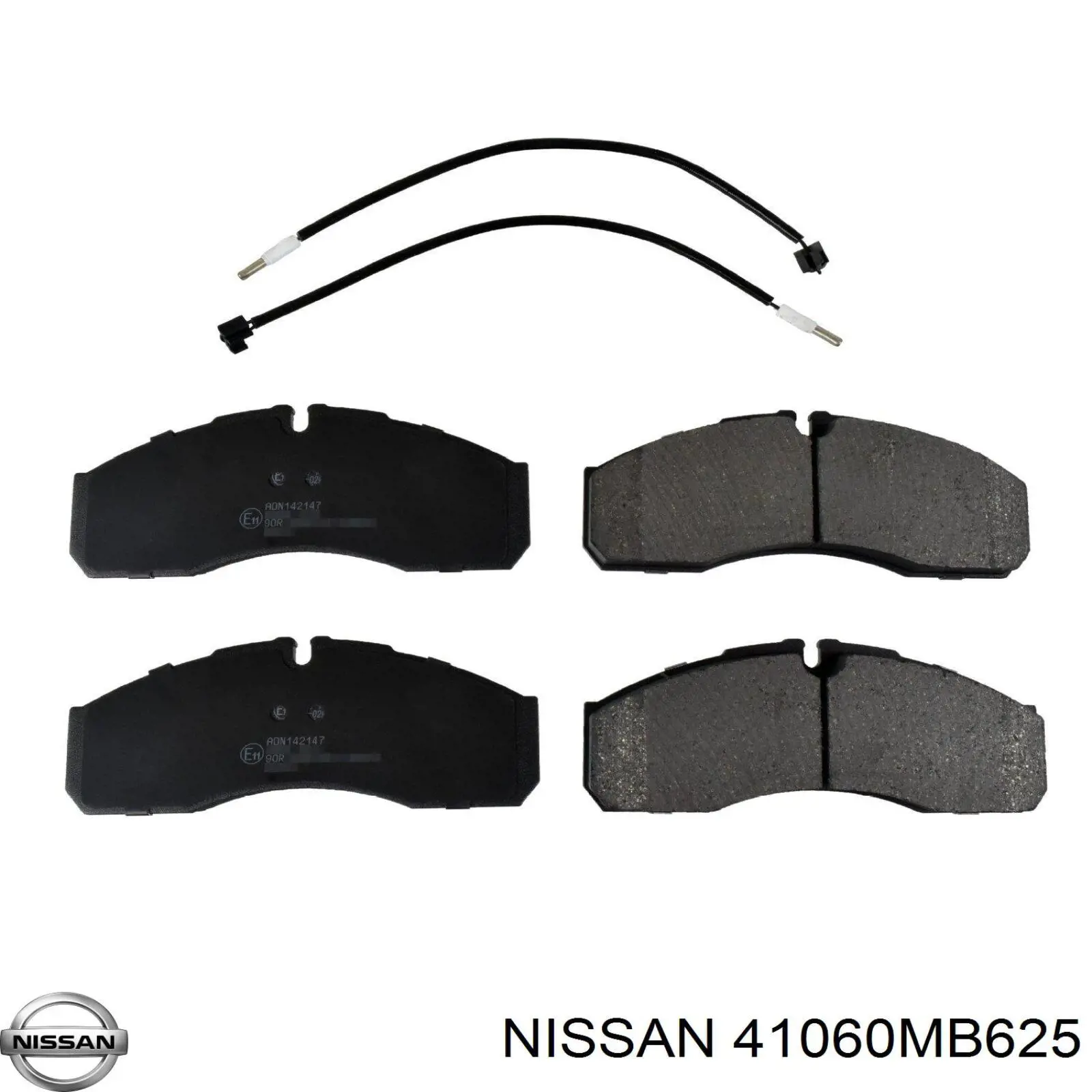 41060MB625 Nissan/Infiniti Передні гальмівні колодки