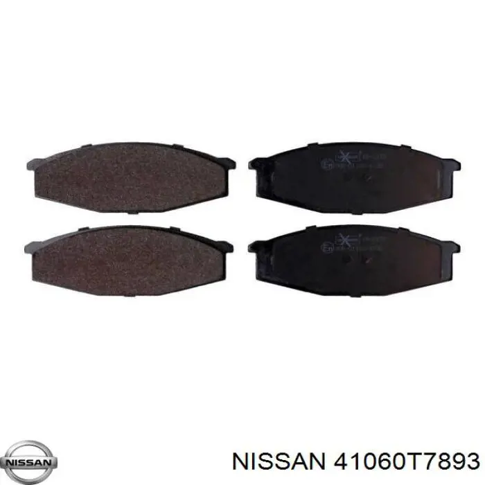 41060T7893 Nissan колодки гальмівні передні, дискові