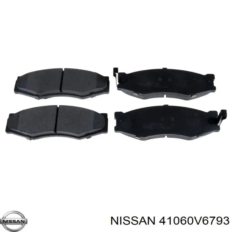 Колодки гальмівні передні, дискові 41060V6793 Nissan