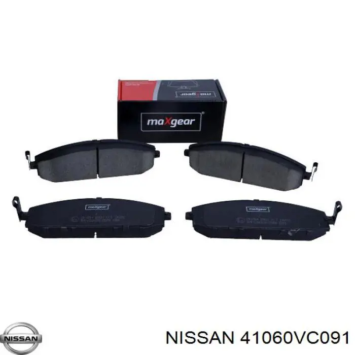 Гальмівні колодки Nissan/Infiniti 41060VC091 ціна, від 30.92 USD