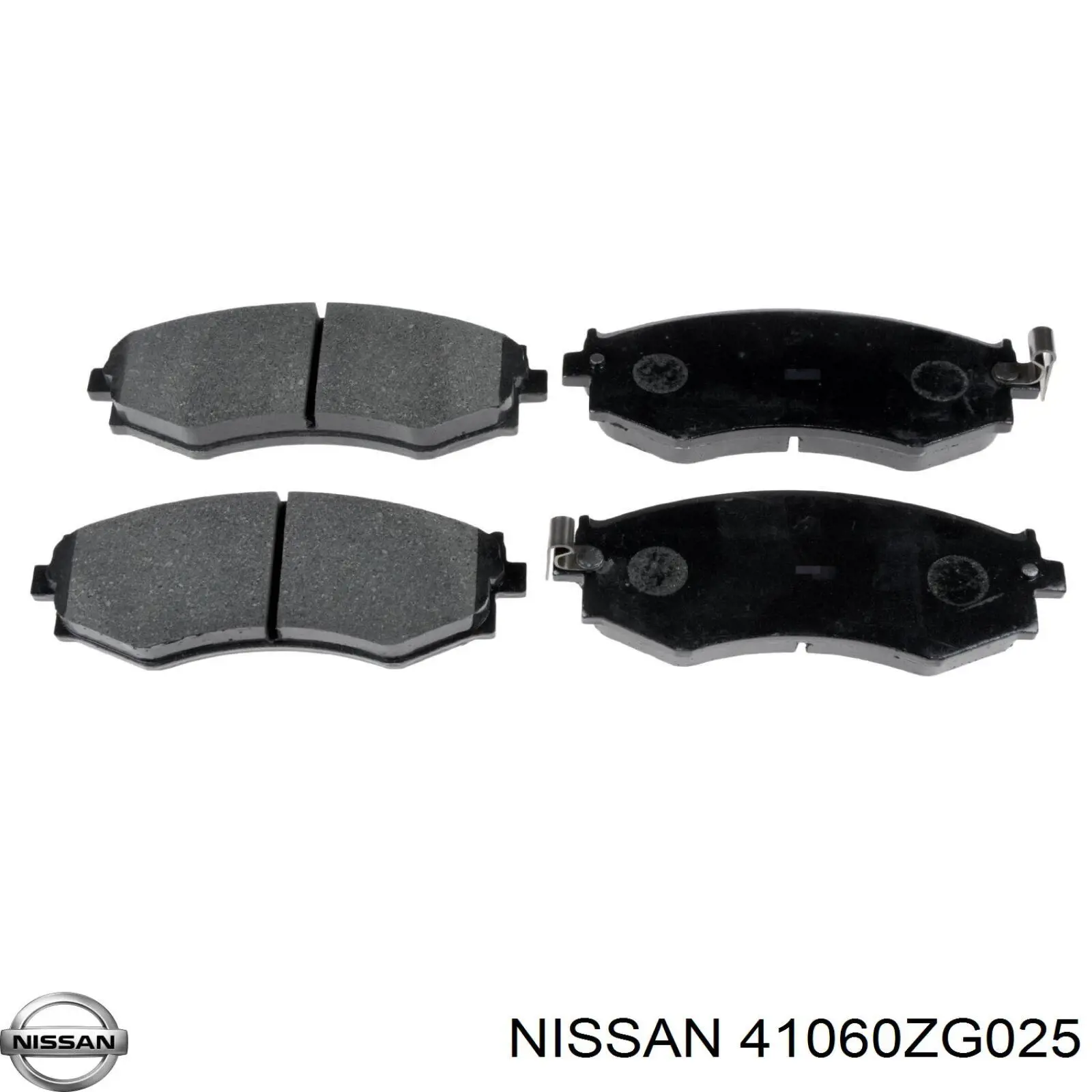 Купити 41060ZG025 Nissan/Infiniti Колодки гальмівні передні, дискові
