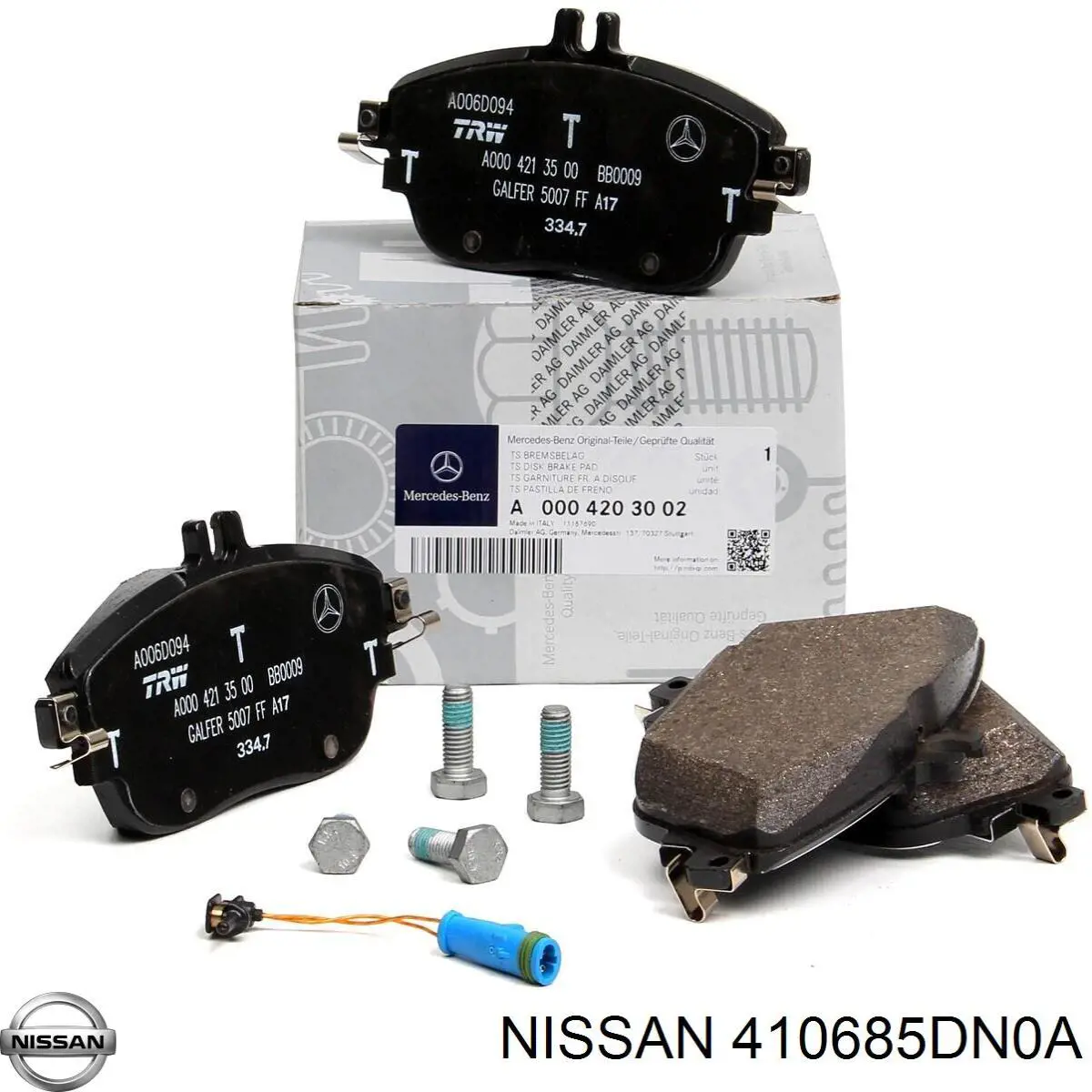 Сигналізатор знос гальмівних колодок Nissan/Infiniti 410685DN0A ціна, від 4.17 USD