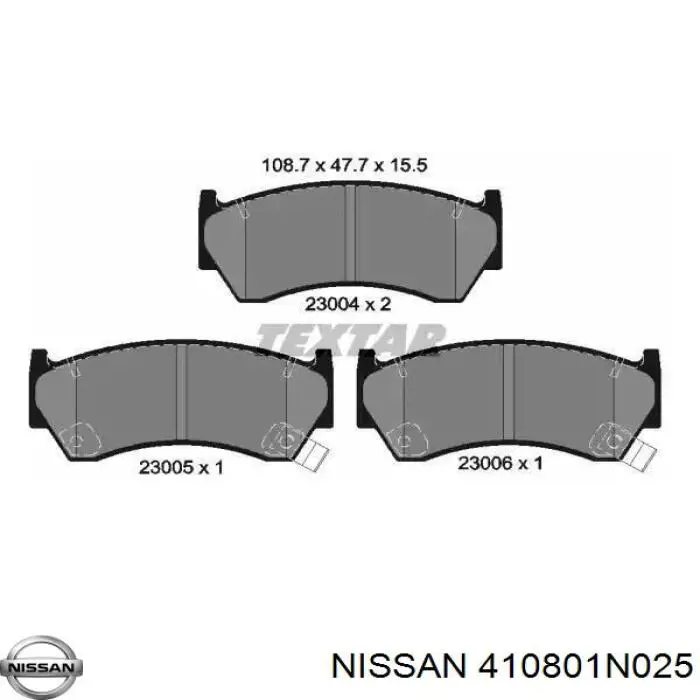  410801N025 Nissan