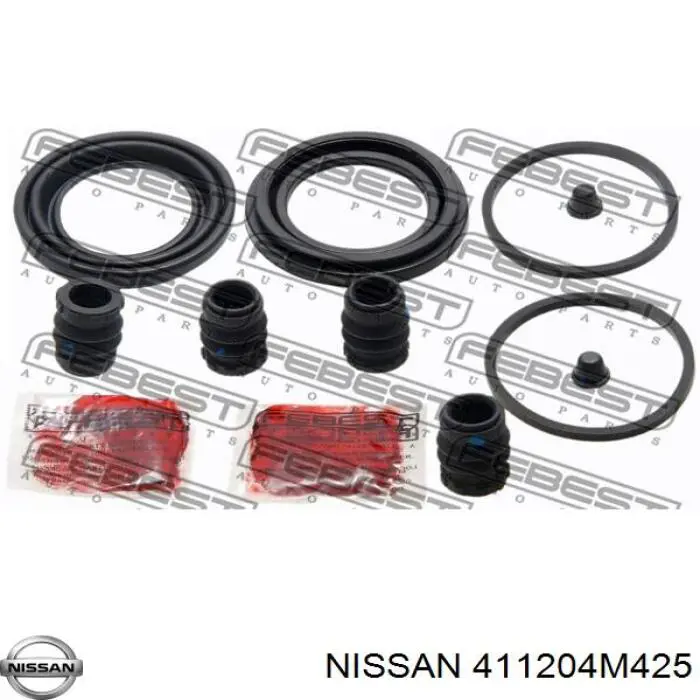 Ремкомплект переднього супорту 411204M425 Nissan/Infiniti