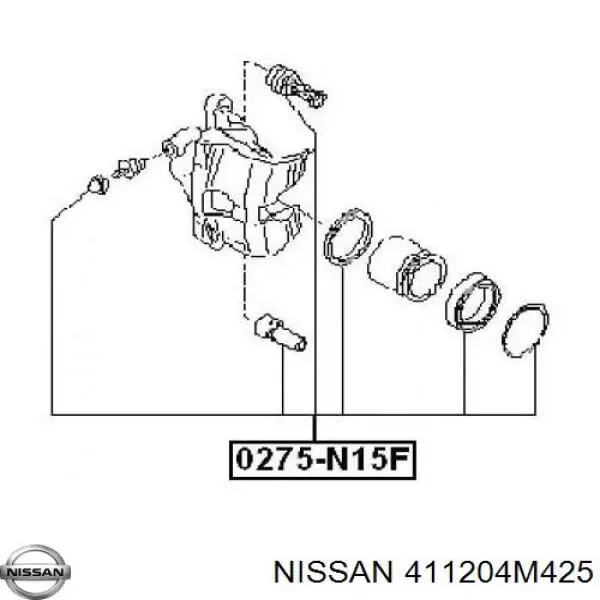 Купити 411204M425 Nissan/Infiniti Ремкомплект переднього супорту