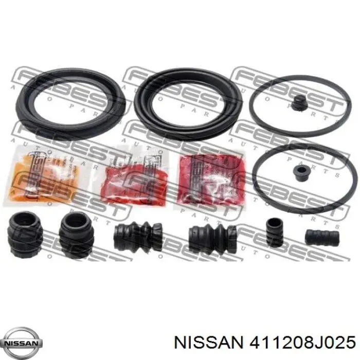 Ремкомплект супорту гальмівного переднього Nissan/Infiniti 411208J025 ціна, від 12.10 USD