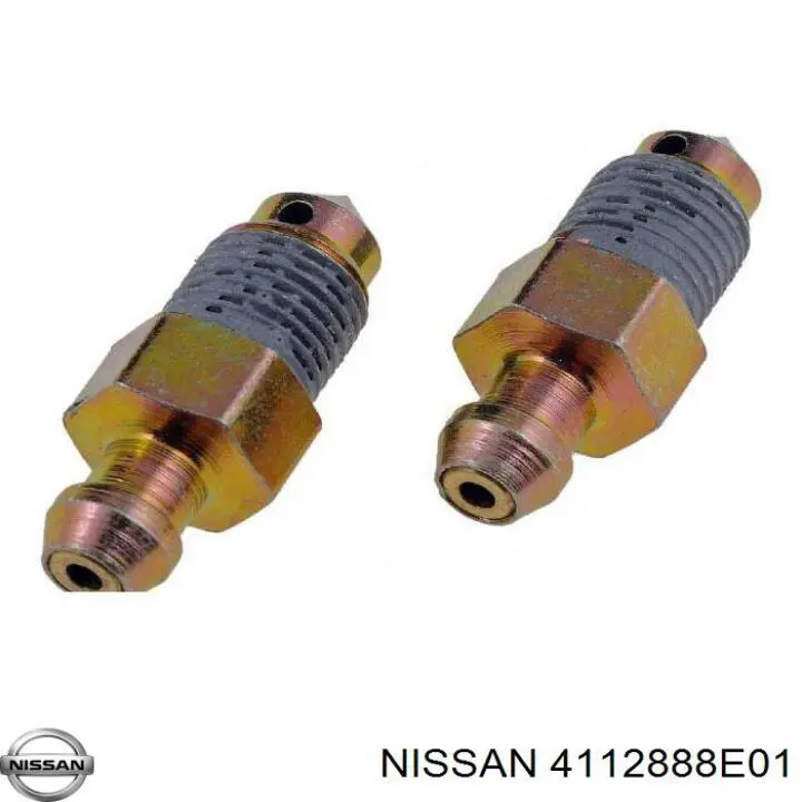 4112888E01 Nissan/Infiniti Штуцер прокачування супорту гальмівного, переднього