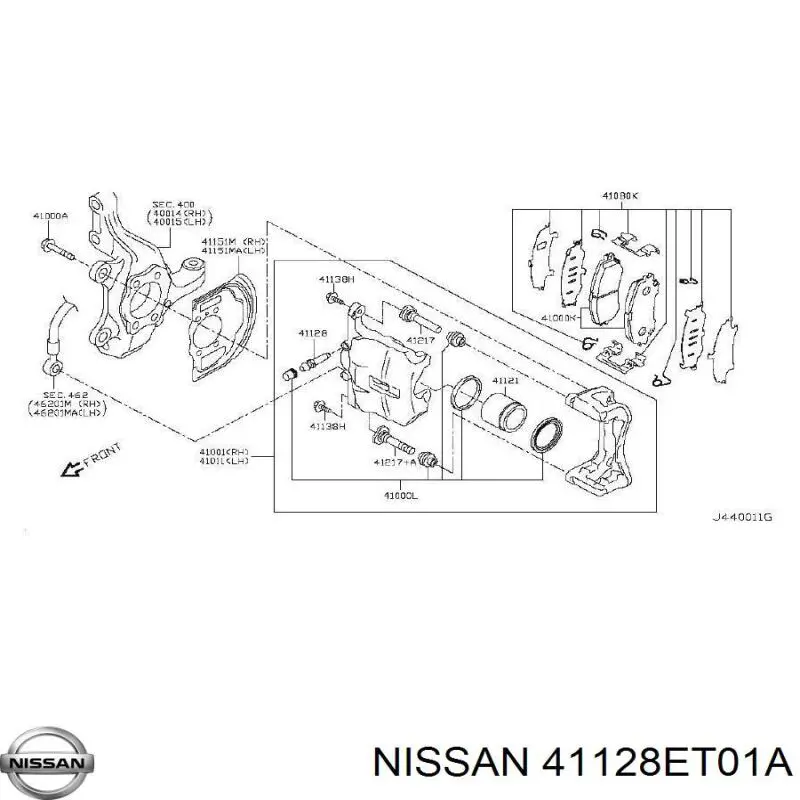 41128ET01A Nissan/Infiniti 