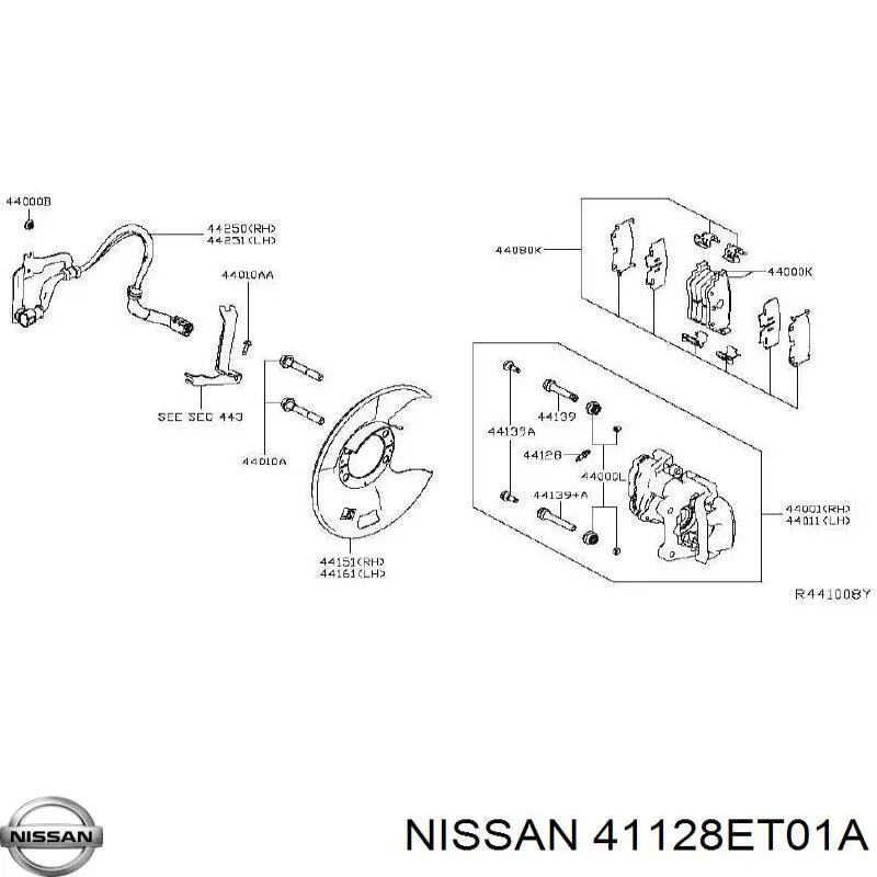 Купити 41128ET01A Nissan/Infiniti 