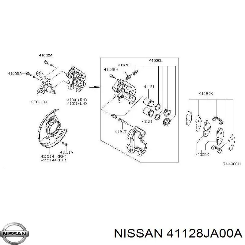 41128JA00A Nissan/Infiniti 