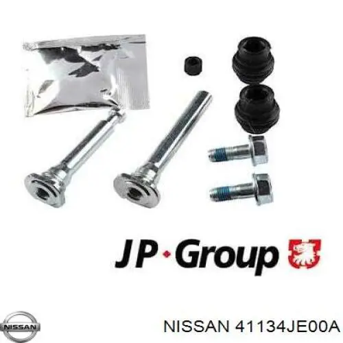 Направляюча супорту переднього, верхня Nissan/Infiniti 41134JE00A ціна, від 4.74 USD