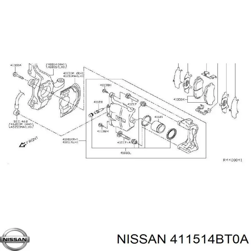  411514BT0A Nissan