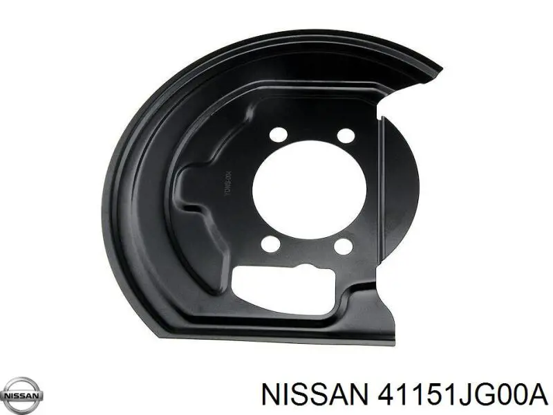 Купити 41151JG00A Nissan/Infiniti Захист гальмівного диска, переднього, правого