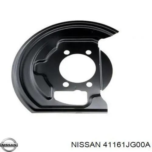 41161JG00A Nissan захист гальмівного диска, переднього, лівого
