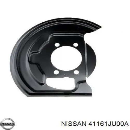 41161JU00A Nissan захист гальмівного диска, переднього, лівого