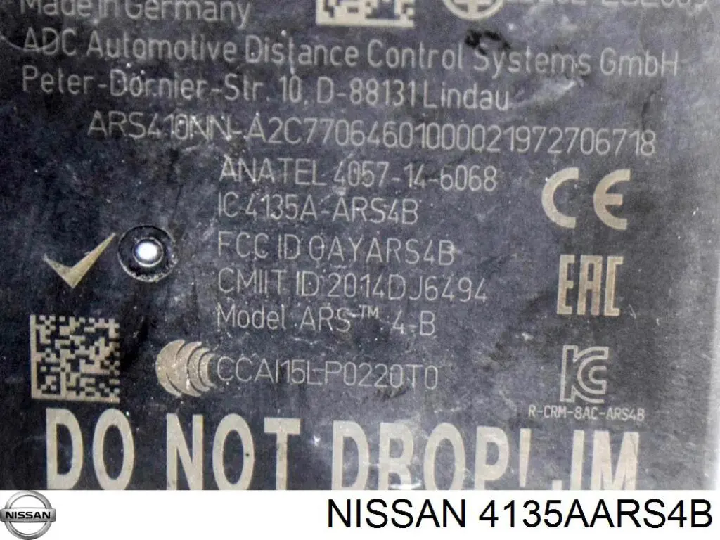 Радарний датчик дистанції Nissan/Infiniti 4135AARS4B ціна, від 143.28 USD
