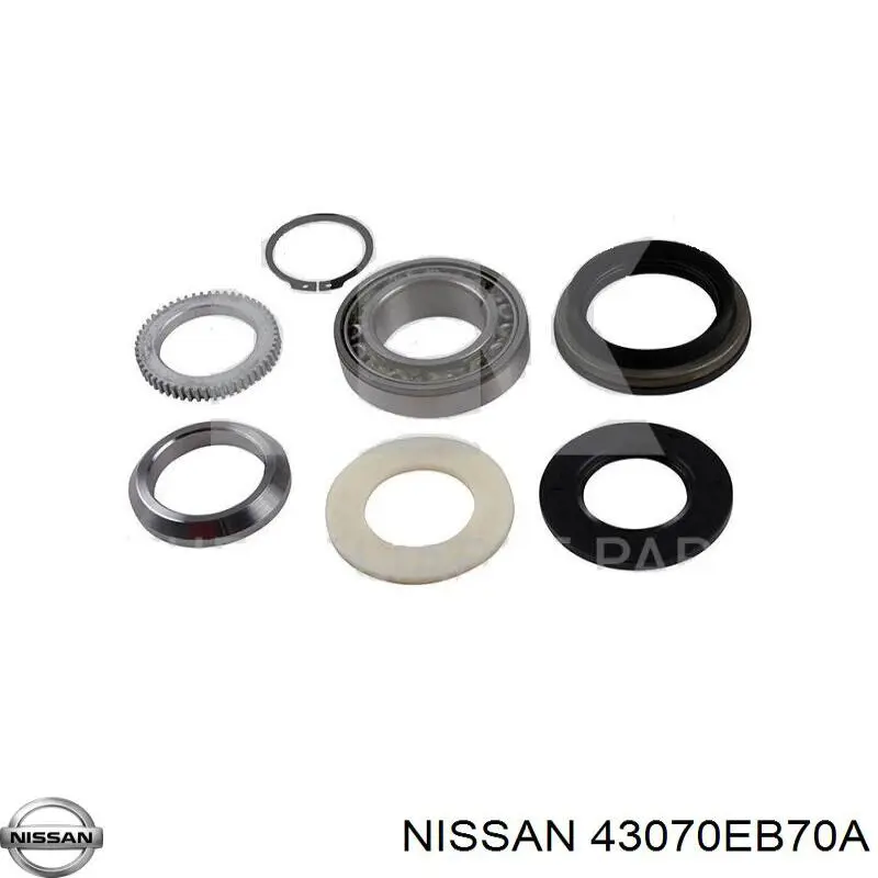 Купити 43070EB70A Nissan/Infiniti Підшипник піввісі заднього моста