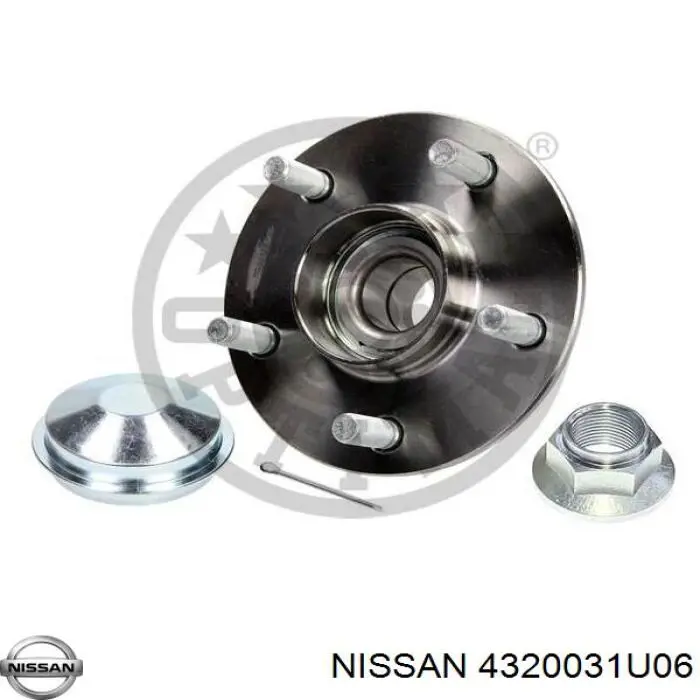 Маточини задніх коліс Nissan/Infiniti 4320031U00 ціна, від 57.01 USD