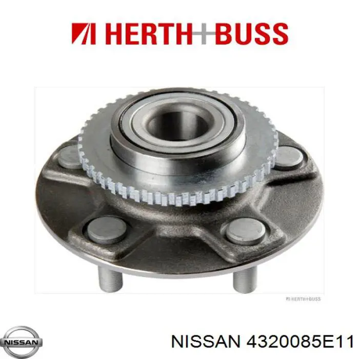 Купити 4320085E11 Nissan/Infiniti Підшипник ступиці колеса