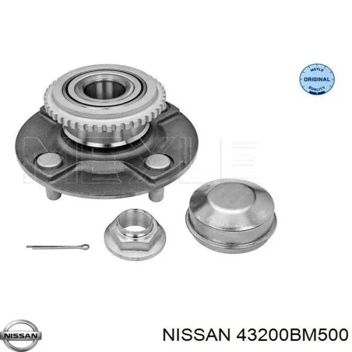 Маточини задніх коліс Nissan/Infiniti 43200BM500 ціна, від 42.40 USD