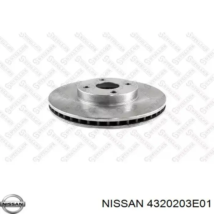 Гальмівні диски 4320203E01 Nissan/Infiniti